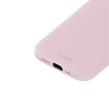 Holdit iPhone 15 Soft Touch Silikon Skal - Pale Pink