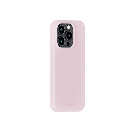 Holdit iPhone 15 Pro Soft Touch Silikon Skal - Pale Pink