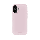 Holdit iPhone 16 Soft Touch Silikon Skal - Pale Pink