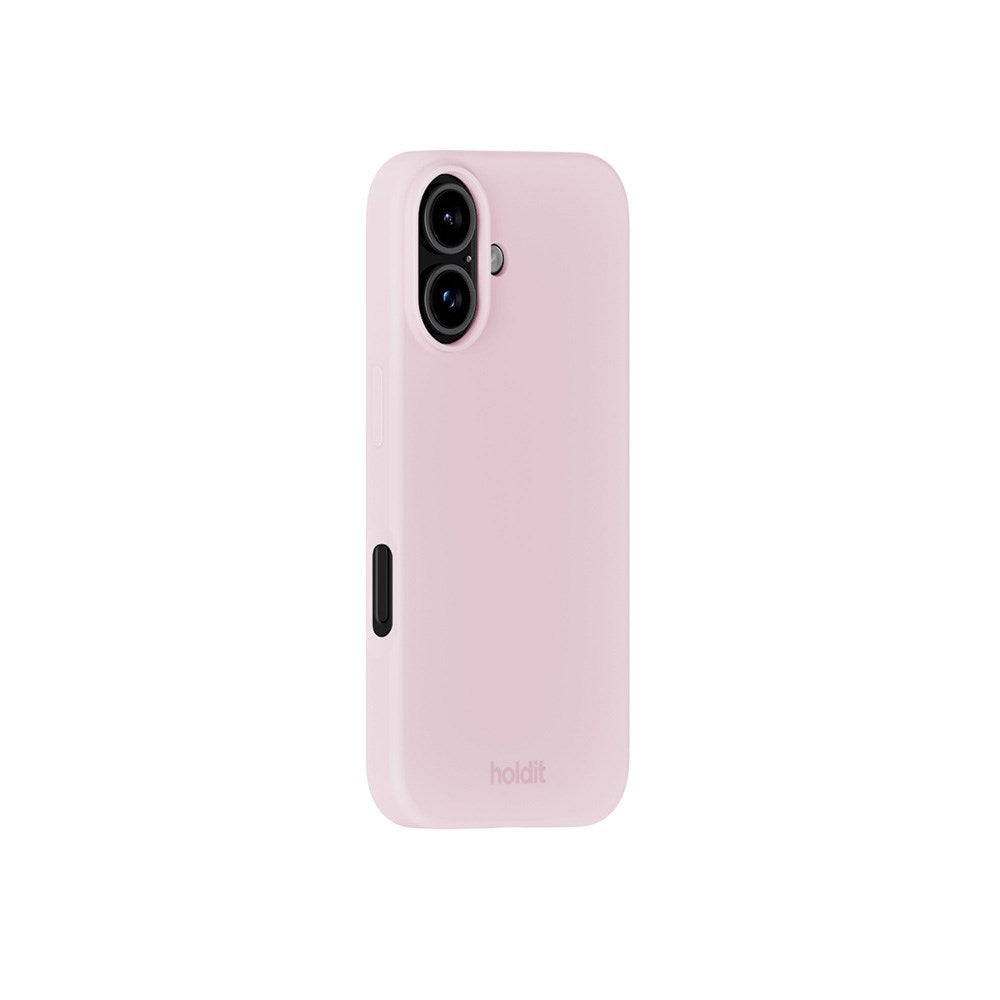 Holdit iPhone 16 Soft Touch Silikon Skal - Pale Pink