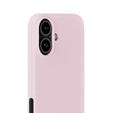 Holdit iPhone 16 Soft Touch Silikon Skal - Pale Pink
