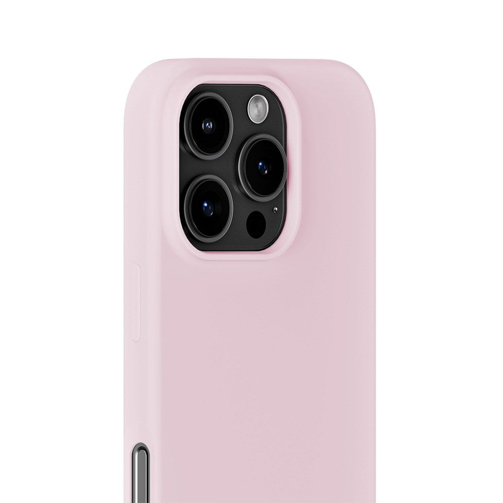 Holdit iPhone 16 Pro Soft Touch Silikon Skal - Pale Pink