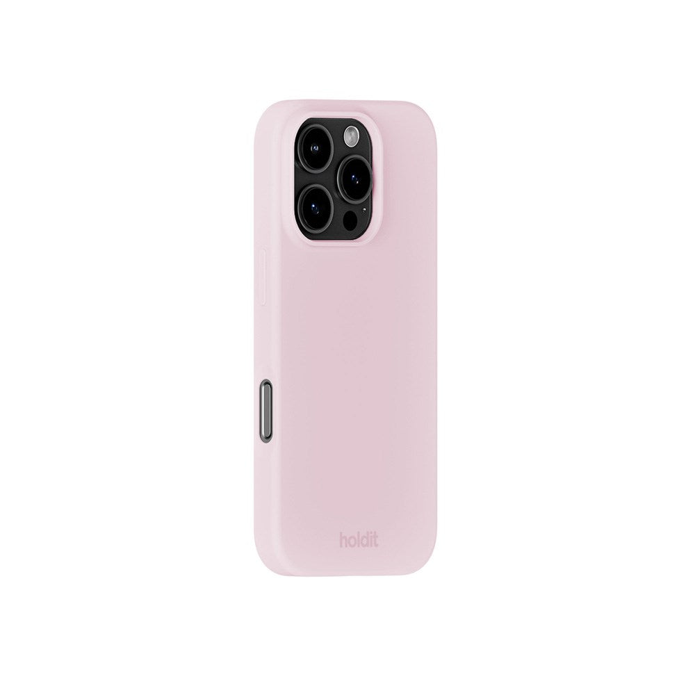 Holdit iPhone 16 Pro Max Soft Touch Silikon Skal - Pale Pink