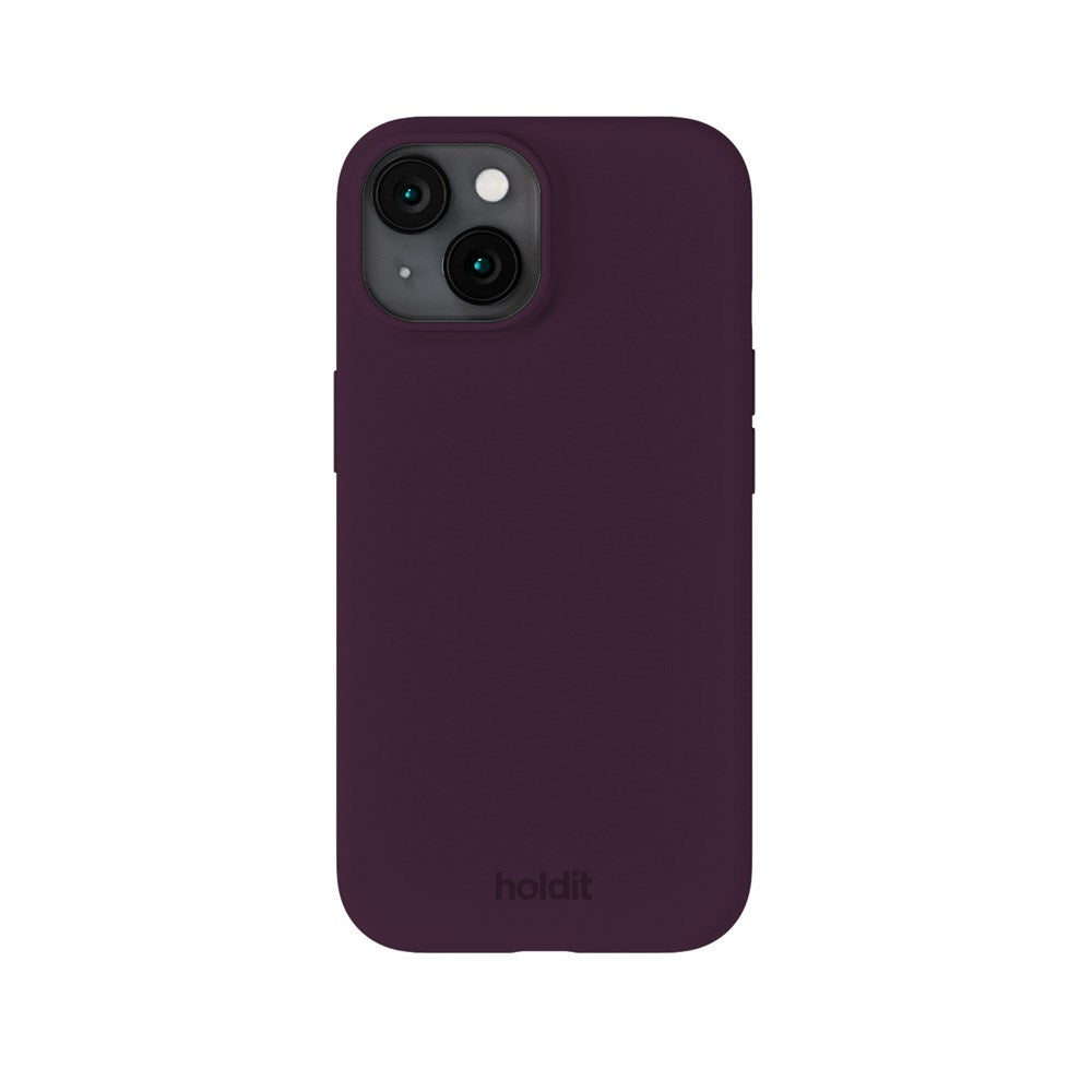 Holdit iPhone 14 / 13 Soft Touch Silikon Skal - Deep Plum