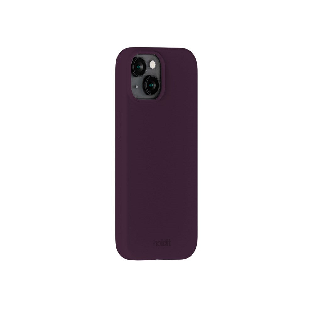 Holdit iPhone 14 / 13 Soft Touch Silikon Skal - Deep Plum