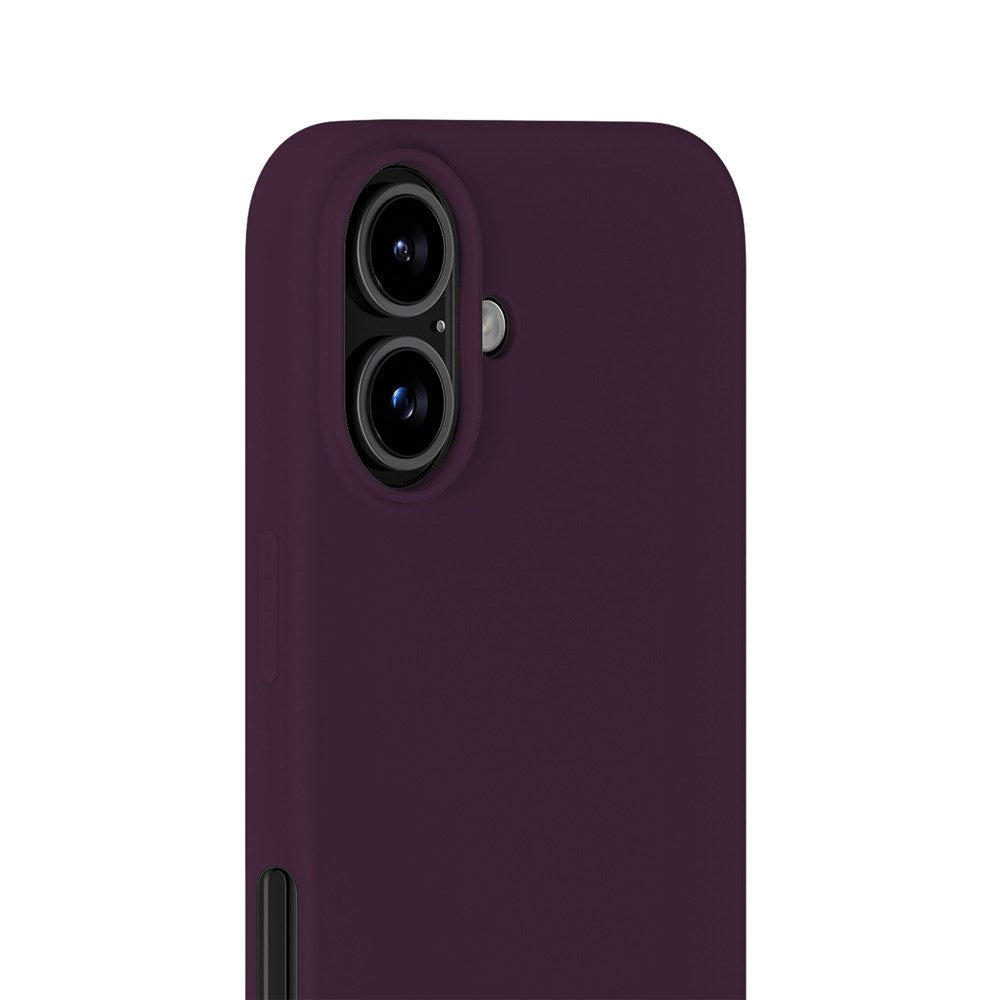 Holdit iPhone 16 Soft Touch Silikon Skal - Deep Plum