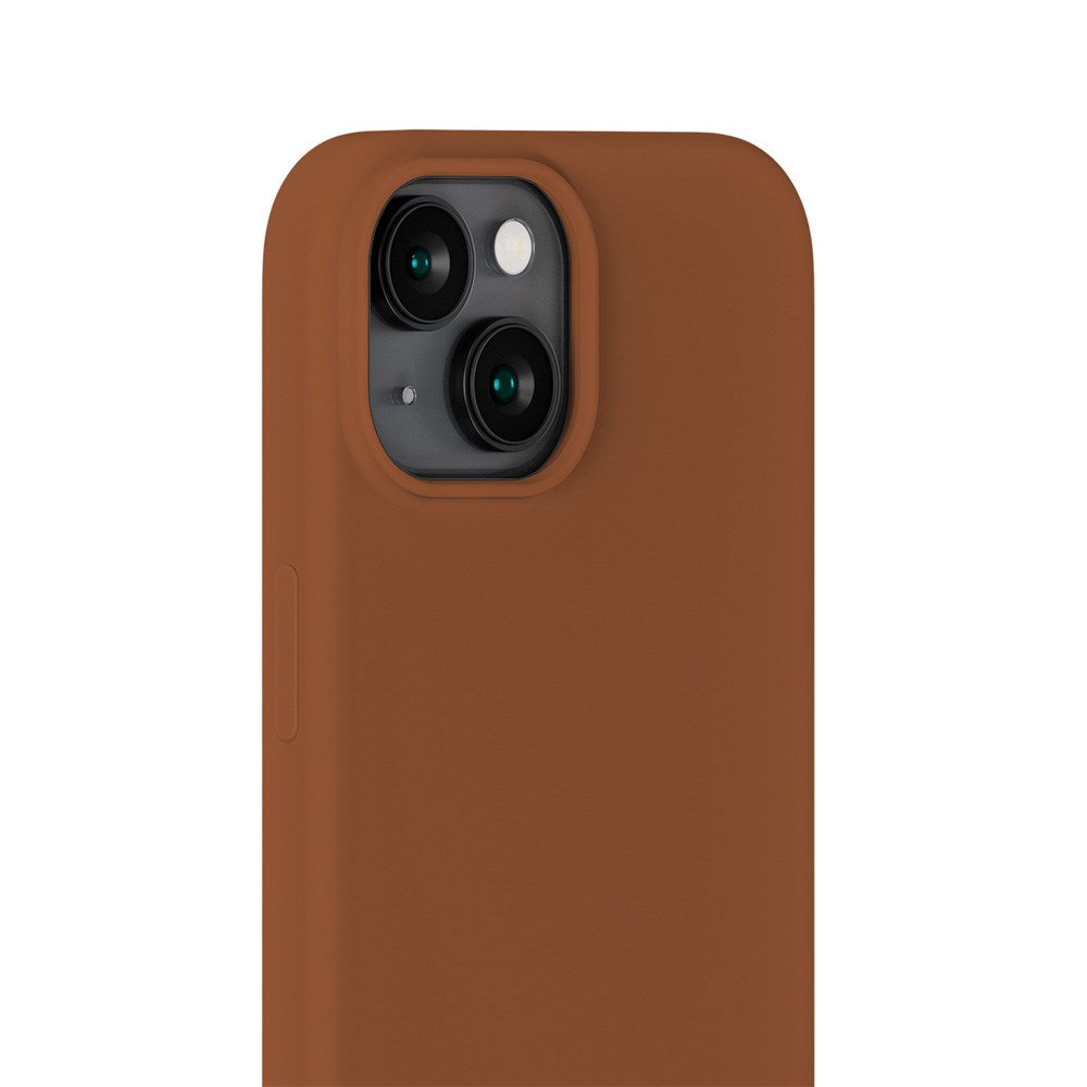 Holdit iPhone 14 / 13 Soft Touch Silikon Skal - Almond Brown