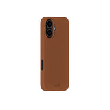 Holdit iPhone 16 Soft Touch Silikon Skal - Almond Brown