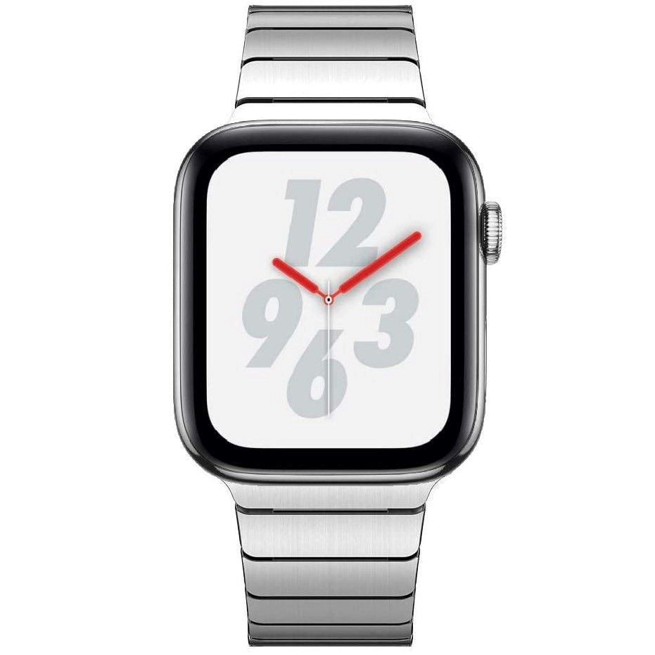 Apple Watch (42/44/SE/45/46/49mm) Tech-Protect Linkband Rem Rostfritt Stål - Silver