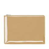 Holdit Lackläder Sleeve för MacBook / Laptop 14" (34,2 x 24,2 cm) - Beige