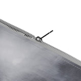 Holdit Lackläder Sleeve för MacBook / Laptop 14" (34,2 x 24,2 cm) - Silver