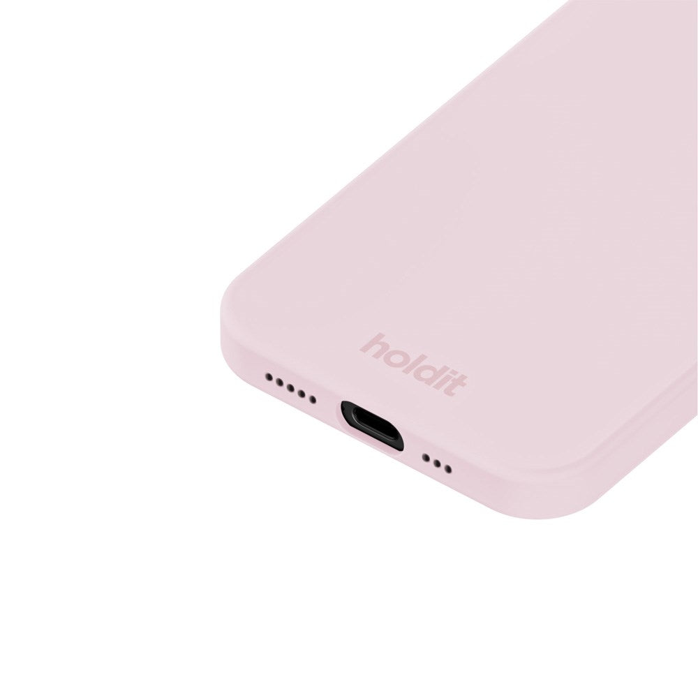Holdit iPhone 16e Soft Touch Silikon Skal - Pale Pink