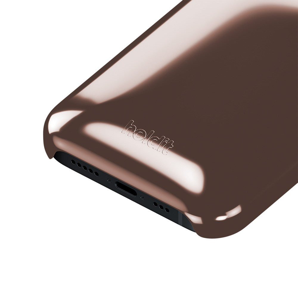 Holdit iPhone 16e / 15 / 14 / 13 Puffy Case - Chocolate