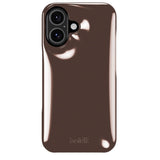 Holdit iPhone 16 Puffy Case - Chocolate