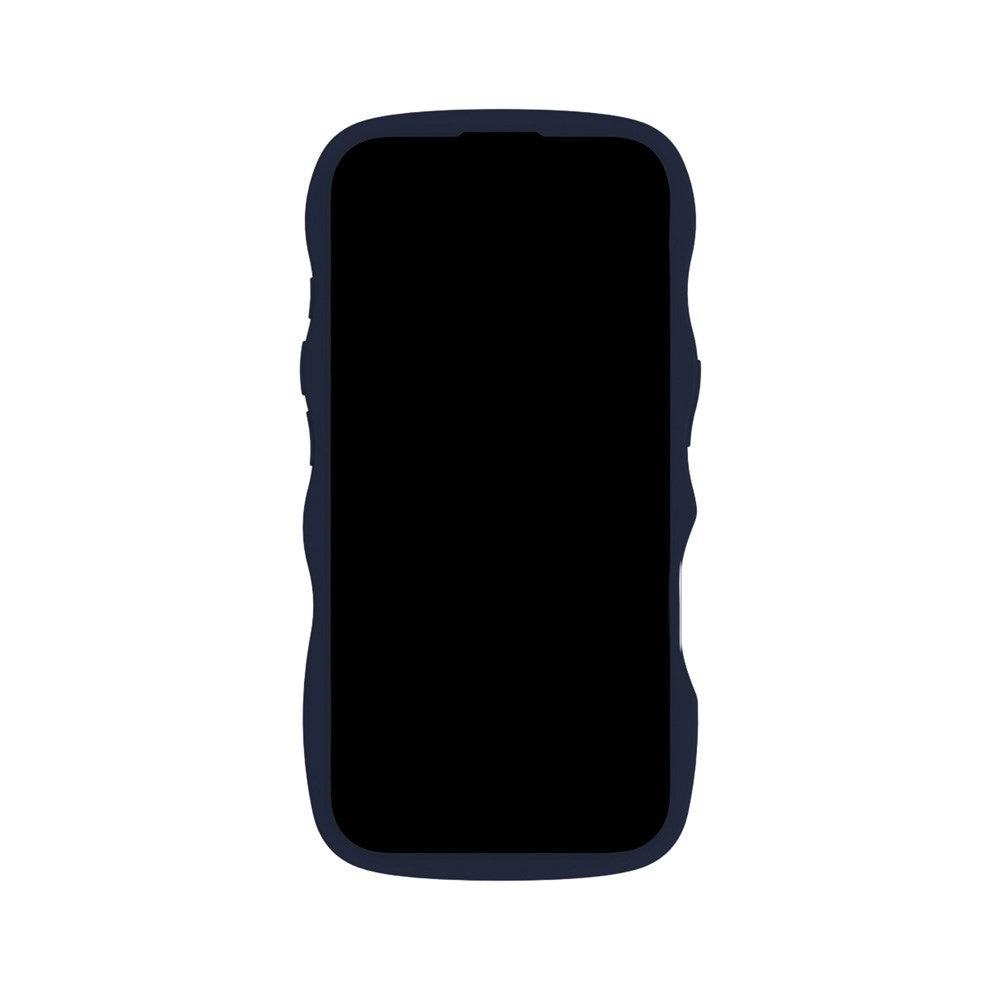 Holdit iPhone 16 Wavy Skal - Midnight Blue / Transparent