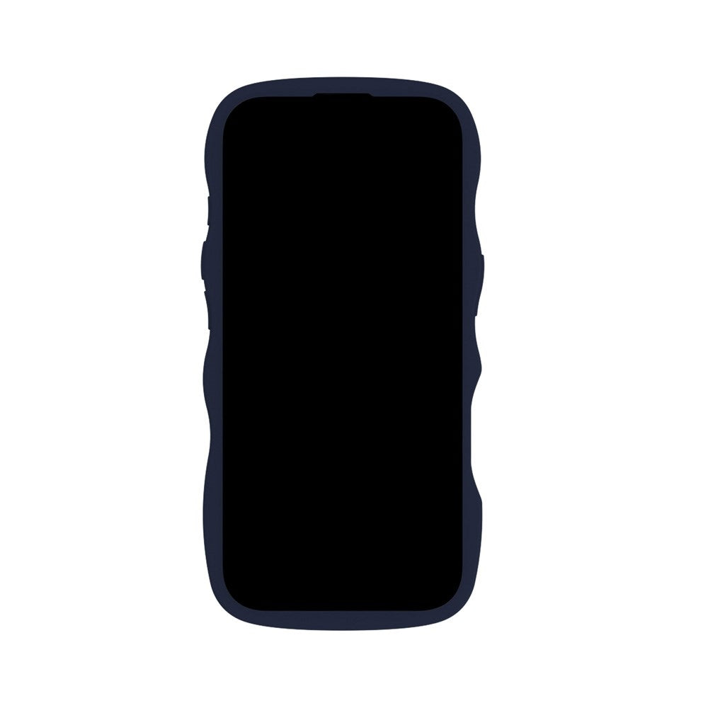 Holdit iPhone 16 Pro Wavy Skal - Midnight Blue / Transparent