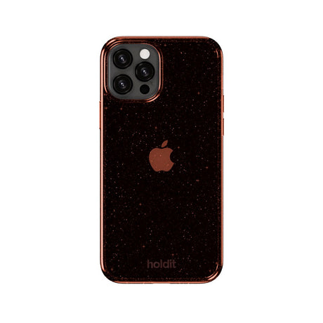 Holdit iPhone 12 / 12 Pro Glitter Skal - Amber