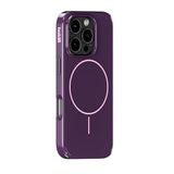 Holdit iPhone 16 Pro Mono Case - MagSafe Kompatibel - Deep Plum / Pink