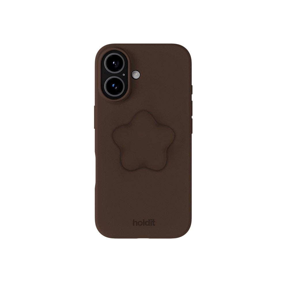 Holdit 3D Silicone Sticker Stjärna - Chocolate