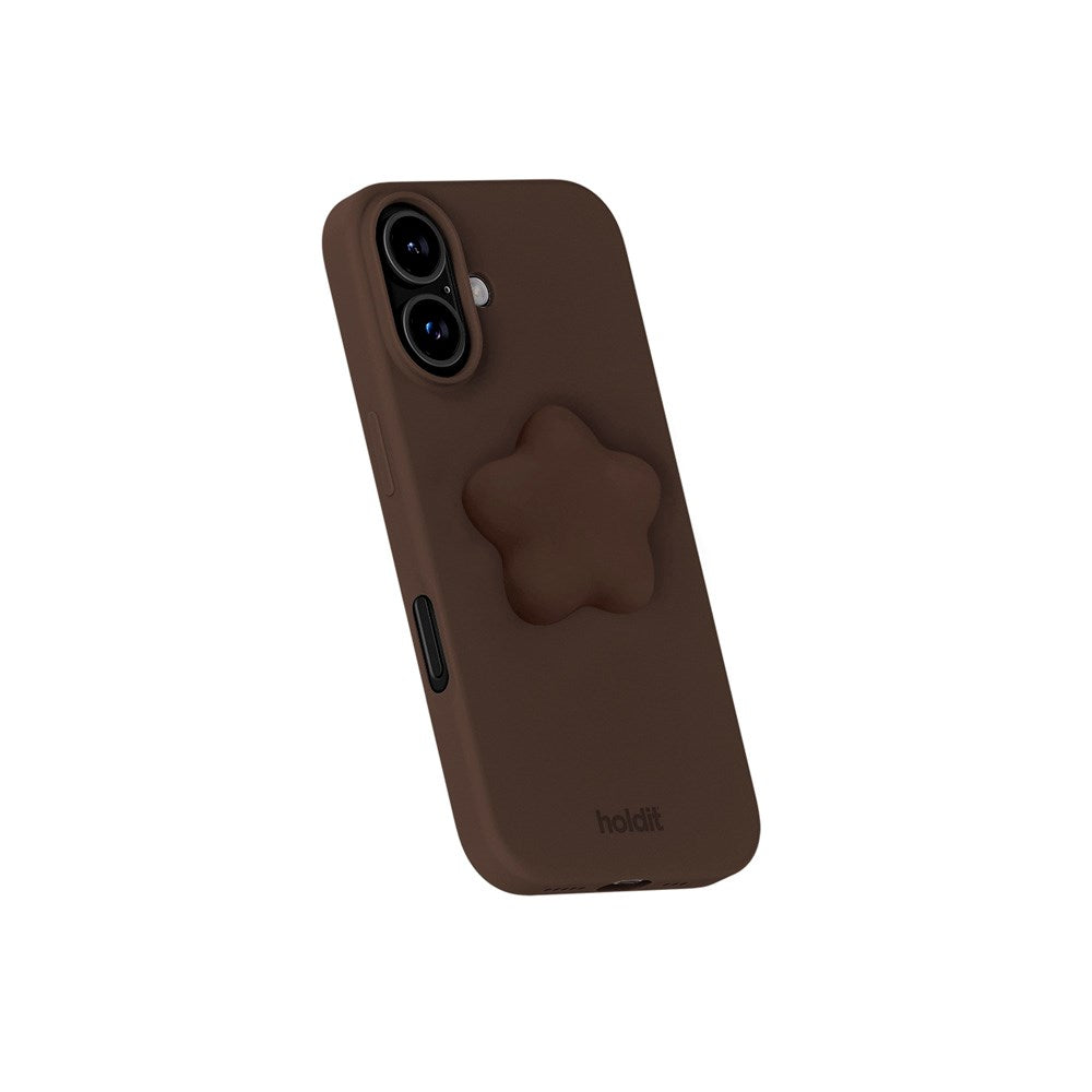 Holdit 3D Silicone Sticker Stjärna - Chocolate