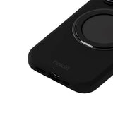 iPhone 16 Holdit Silikone Stand Skal - Black