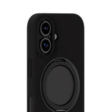 iPhone 16 Holdit Silikone Stand Skal - Black