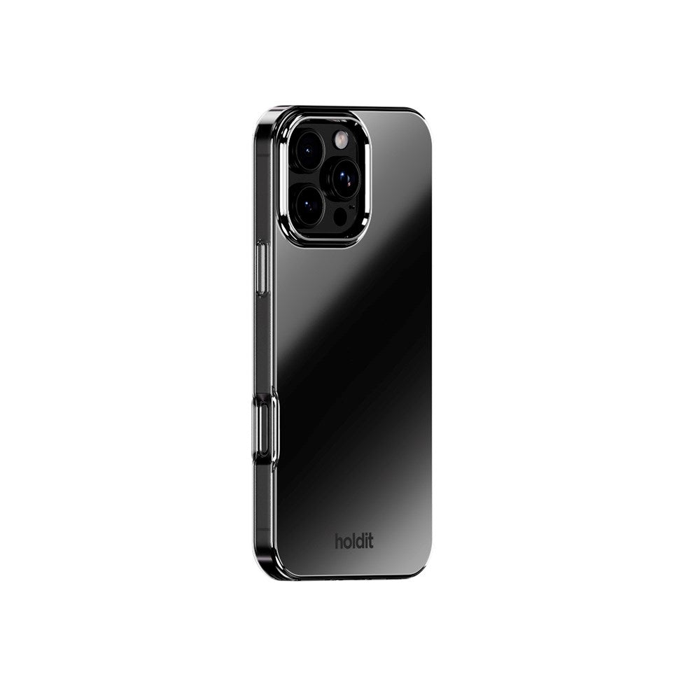 Holdit iPhone 16 Pro Max Mirror Skal - MagSafe Kompatibel - Svart