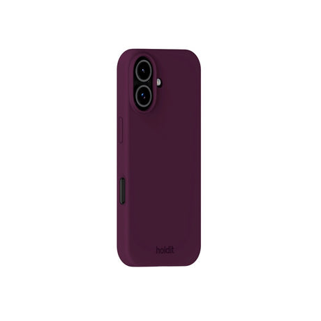 Holdit iPhone 17 Soft Touch Silikon Skal - Deep Plum