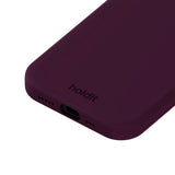 Holdit iPhone 17 Soft Touch Silikon Skal - Deep Plum
