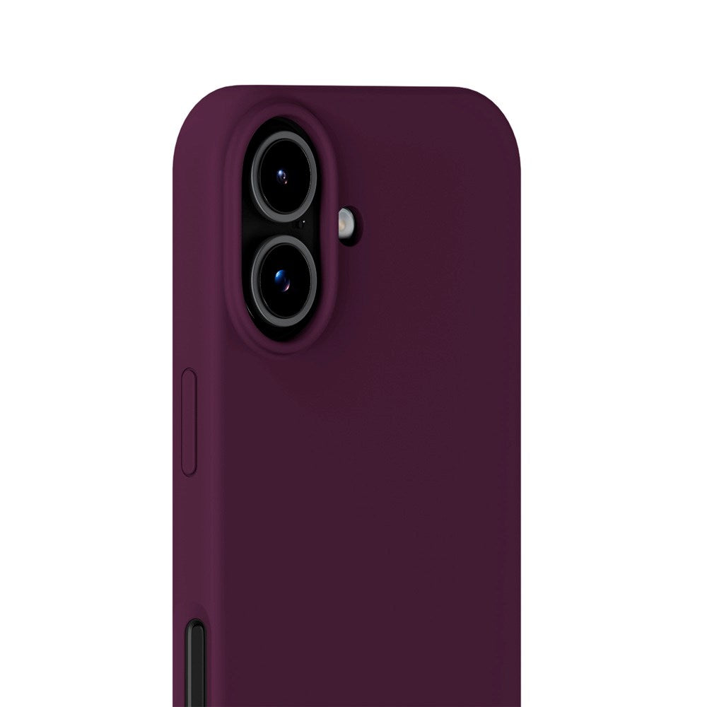 Holdit iPhone 17 Soft Touch Silikon Skal - Deep Plum