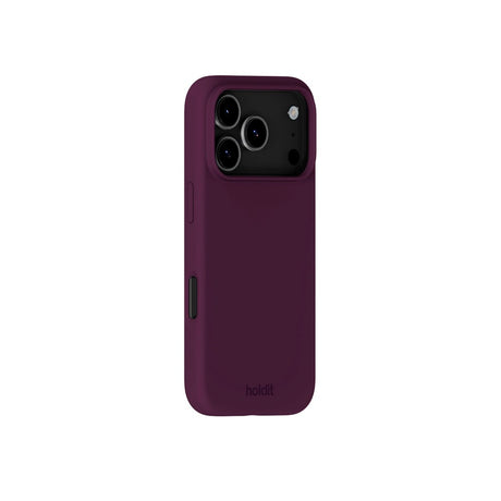 Holdit iPhone 17 Pro Soft Touch Silikon Skal - Deep Plum