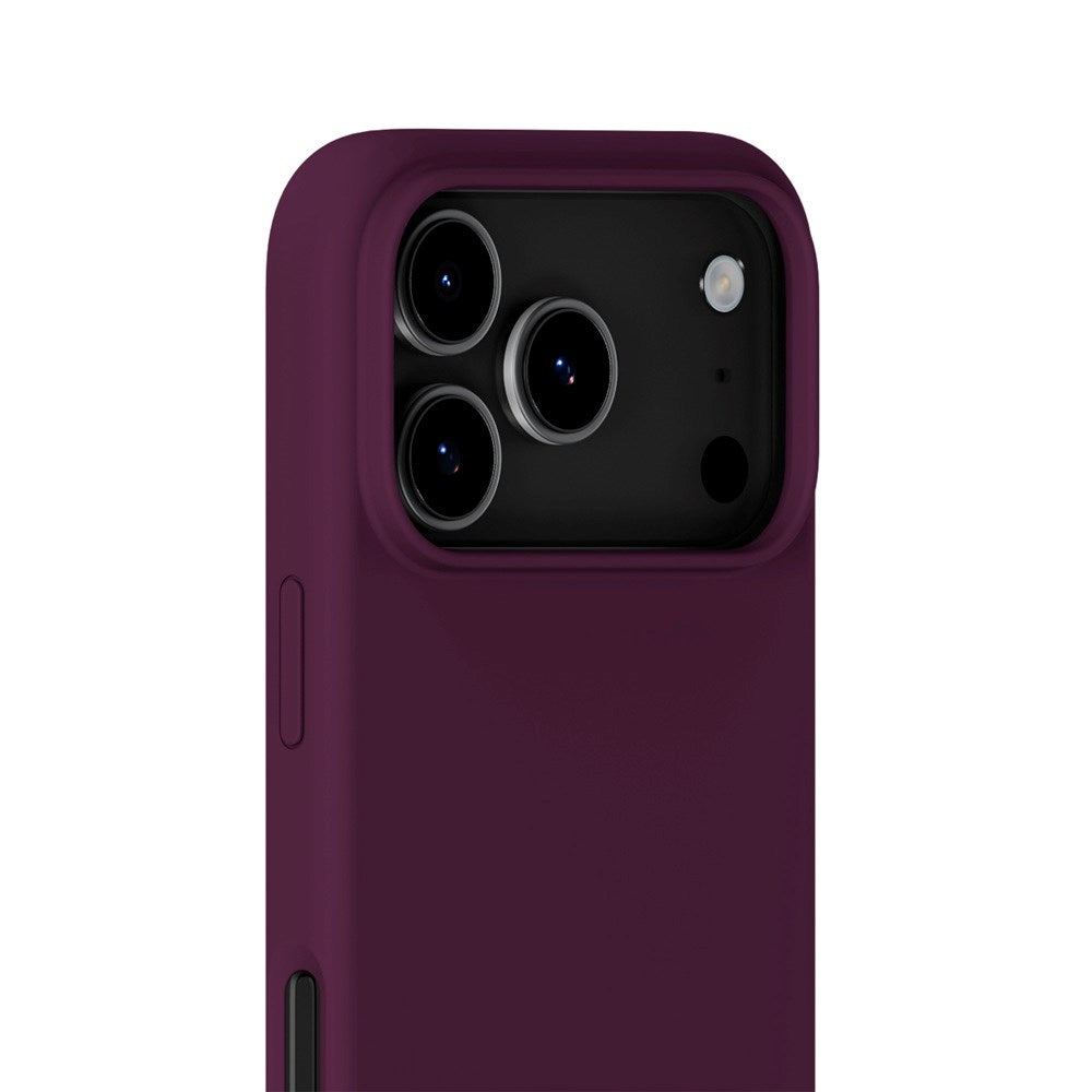 Holdit iPhone 17 Pro Soft Touch Silikon Skal - Deep Plum