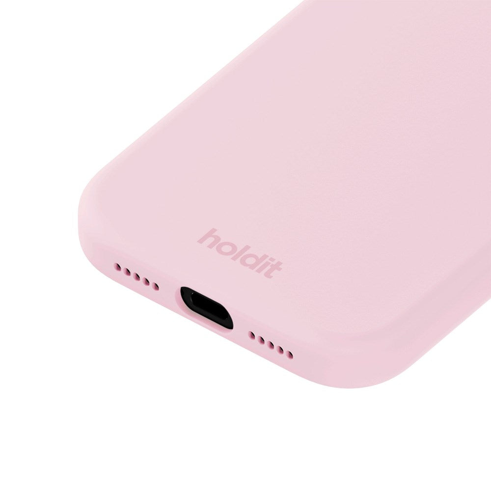 Holdit iPhone 17 Pro Soft Touch Silikon Skal - Pale Pink