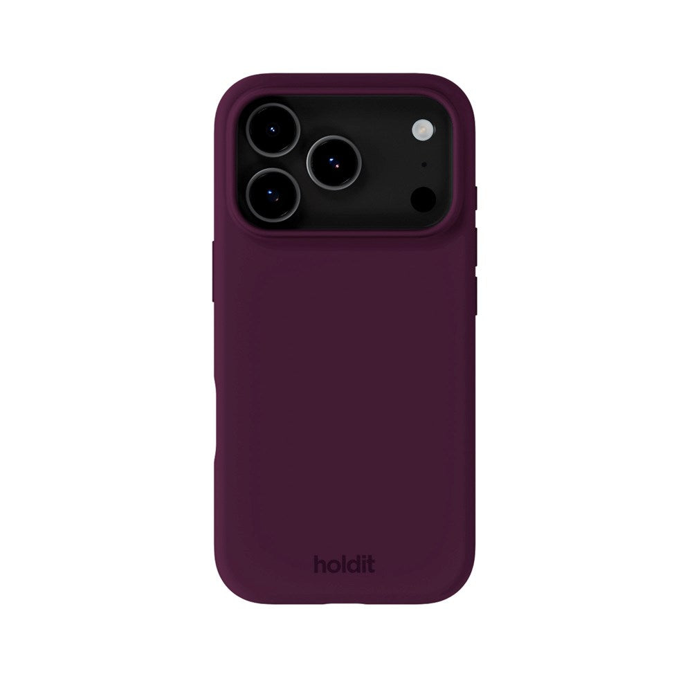 Holdit iPhone 17 Pro Max Soft Touch Silikon Skal - Deep Plum