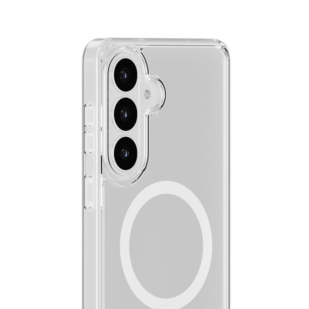 Samsung Galaxy S26 Holdit MagSafe Skal - Transparent / White