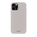 iPhone 12 / 12 Pro Holdit Soft Touch Silikon Skal - Wool Gray