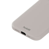iPhone 15 Holdit Soft Touch Silikon Skal - Wool Gray