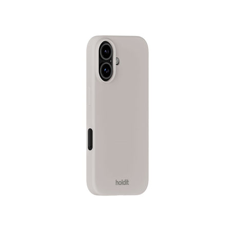 iPhone 16 Holdit Soft Touch Silikon Skal - Wool Gray