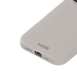 iPhone 16 Pro Holdit Soft Touch Silikon Skal - Wool Gray