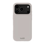 iPhone 17 Pro Holdit Soft Touch Silikon Skal - Wool Gray
