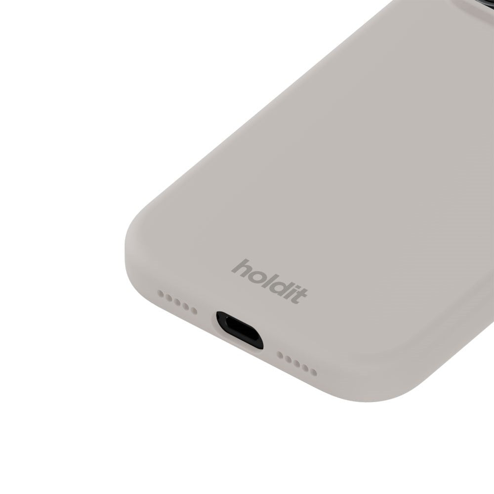 iPhone 17 Pro Holdit Soft Touch Silikon Skal - Wool Gray