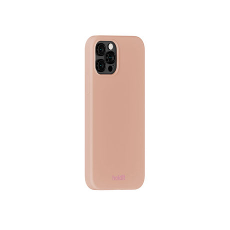 iPhone 12 / 12 Pro Holdit Soft Touch Silikon Skal - Bare Pink