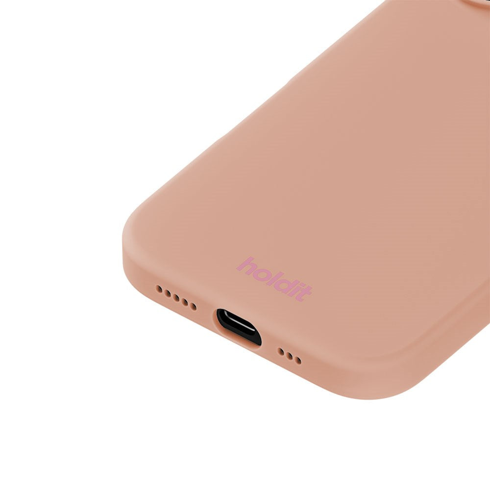 iPhone 16 Holdit Soft Touch Silikon Skal - Bare Pink