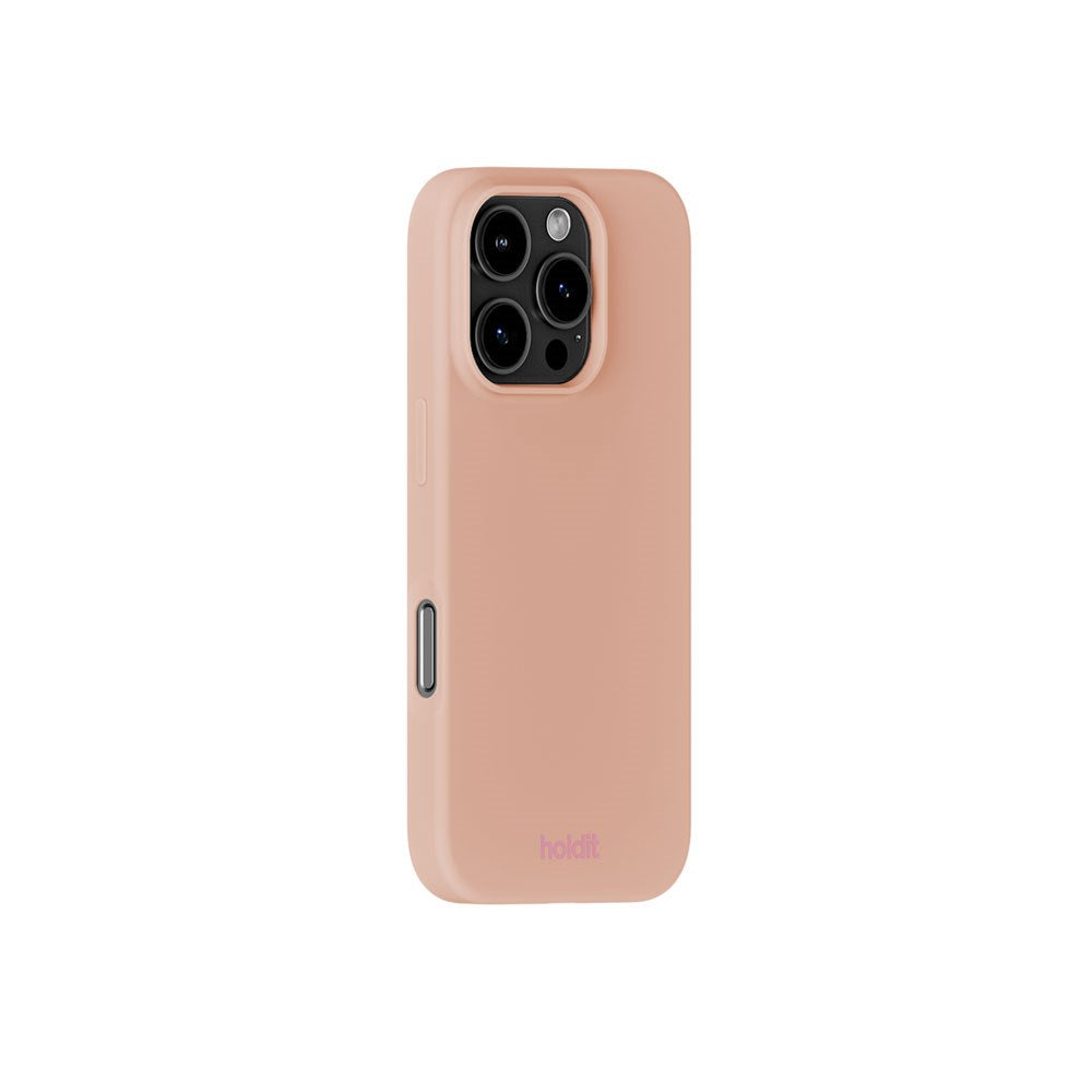 iPhone 16 Pro Max Holdit Soft Touch Silikon Skal - Bare Pink