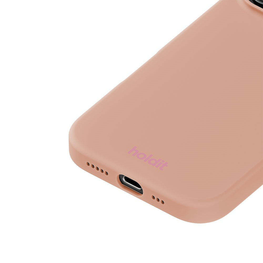 iPhone 16 Pro Max Holdit Soft Touch Silikon Skal - Bare Pink