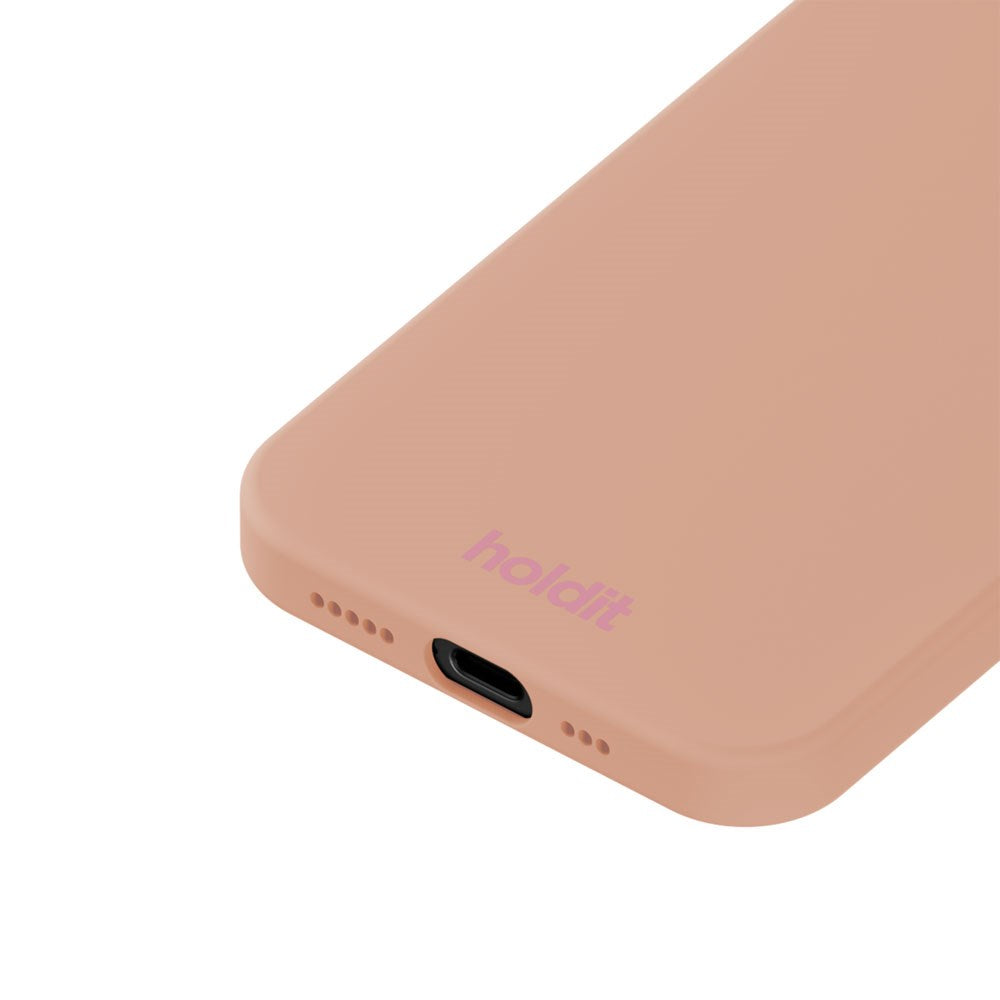 iPhone 17e / 16e Holdit Soft Touch Silikon Skal - Bare Pink
