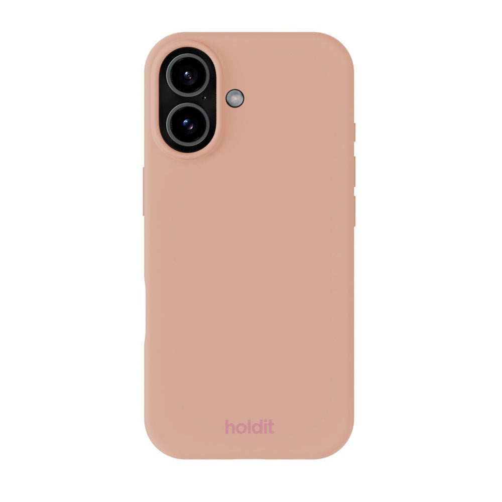 iPhone 17 Holdit Soft Touch Silikon Skal - Bare Pink