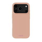 iPhone 17 Pro Holdit Soft Touch Silikon Skal - Bare Pink