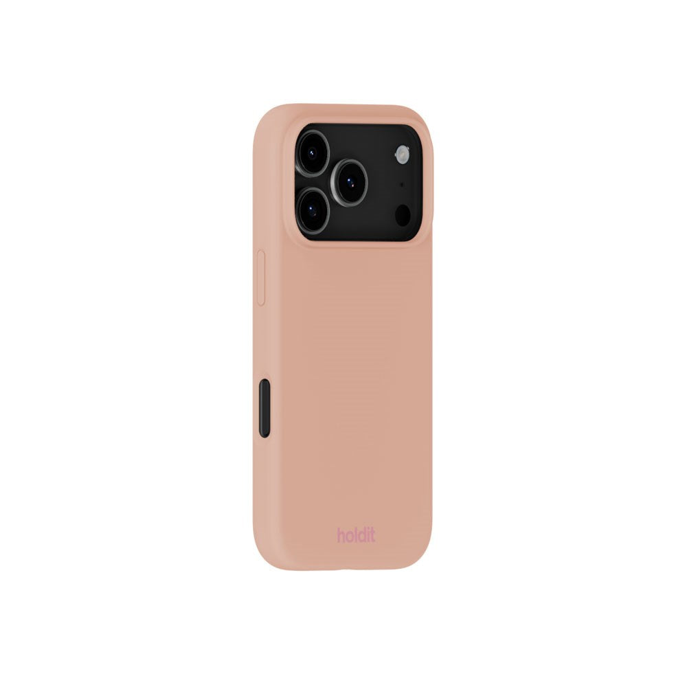 iPhone 17 Pro Holdit Soft Touch Silikon Skal - Bare Pink