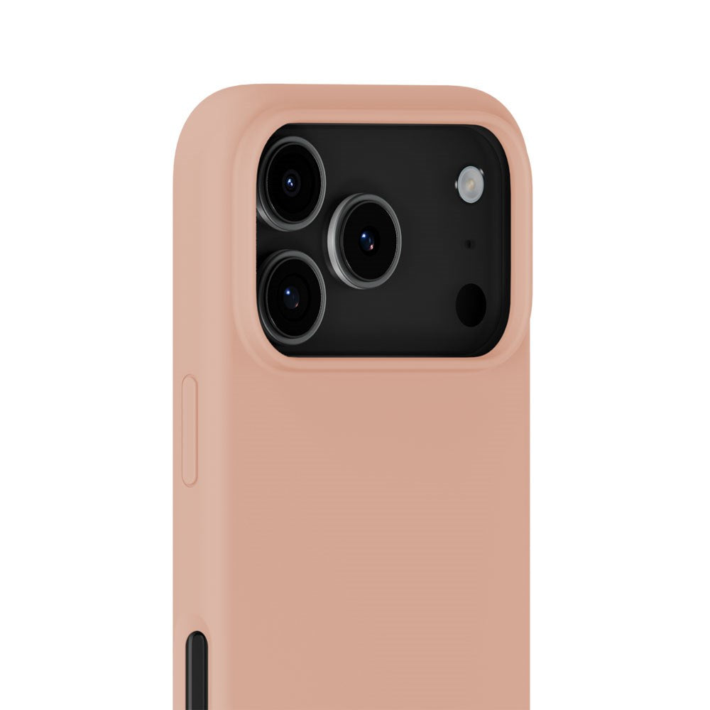 iPhone 17 Pro Max Holdit Soft Touch Silikon Skal - Bare Pink